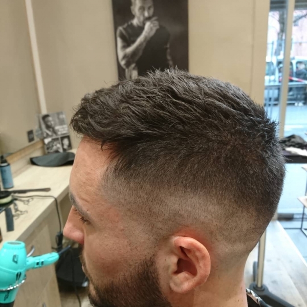 coupe homme dégradé