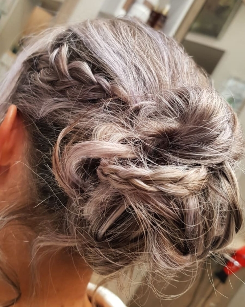 chignon bohème