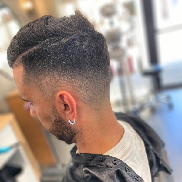 coupe homme dégradé