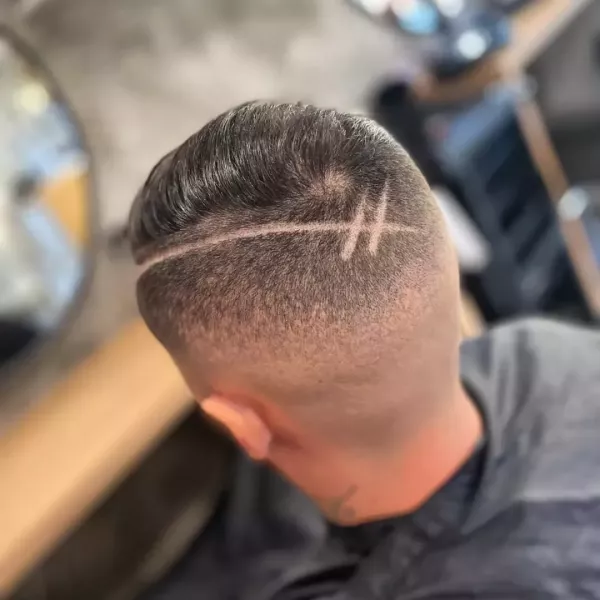 coupe homme dégradé