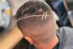 coupe homme dégradé