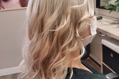 blond hair