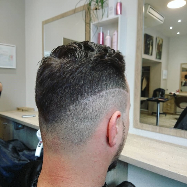 coupe homme dégradé