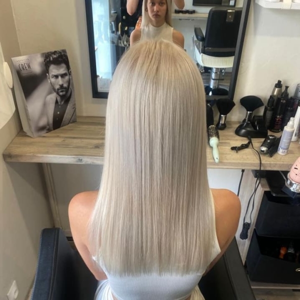 blond hair