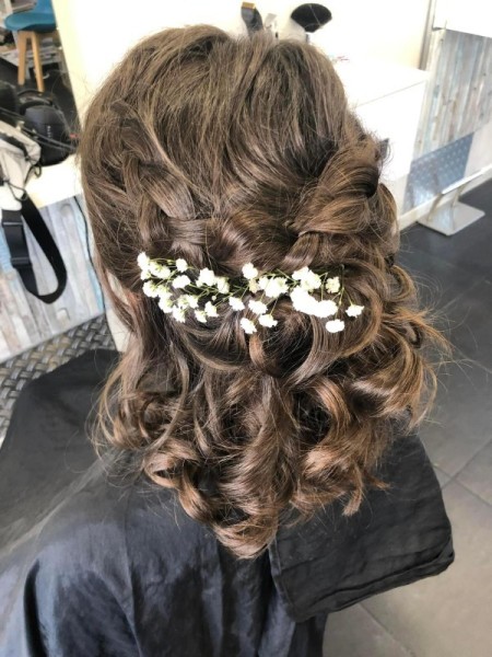 chignon bohème